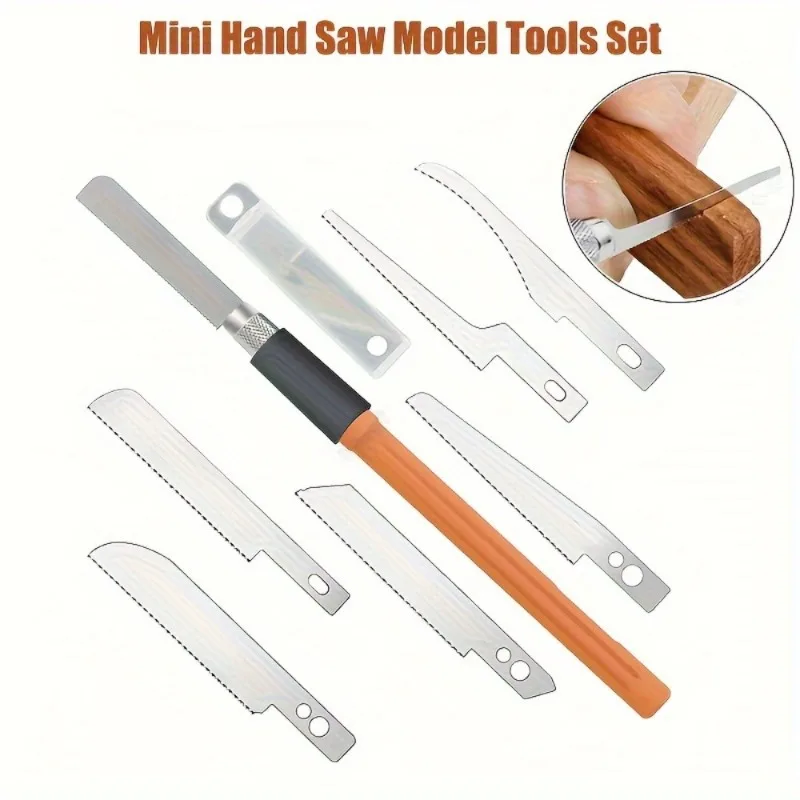 Model Kit Cutter - 8-Piece Mini Hand Saw Model Craft