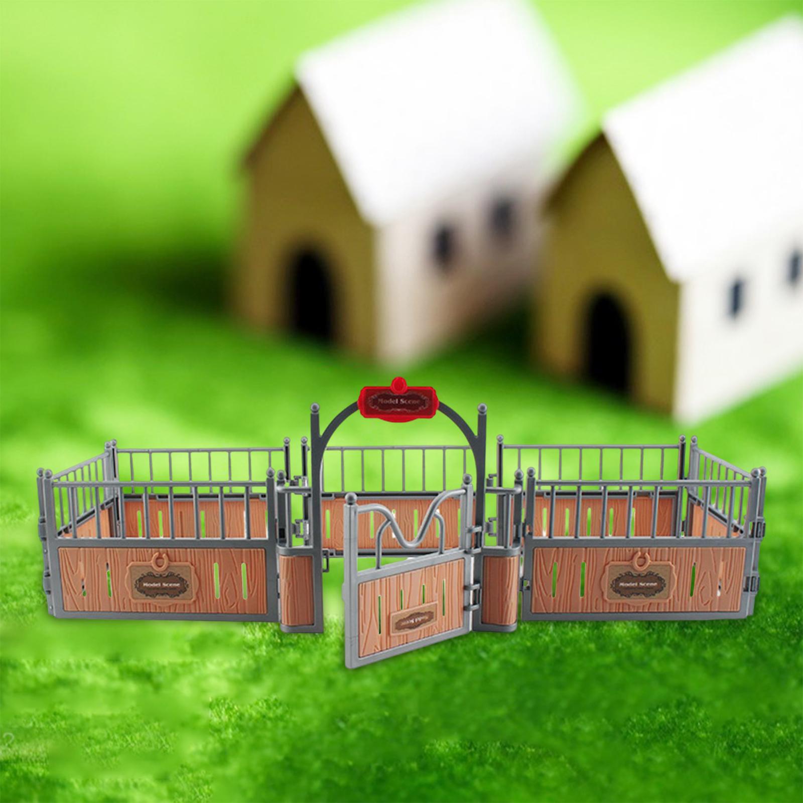 Model Kit Plastic - Realistic Horse Stall Model Kit with