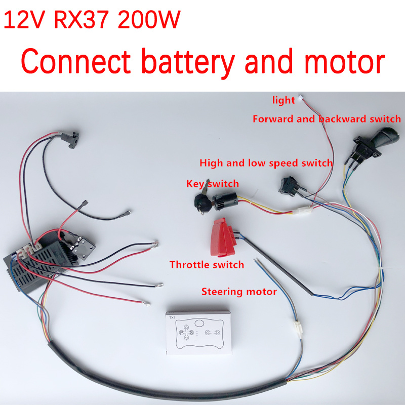 Model Kit Helicopter - 6V 12V 24V DIY Self-Made Children's