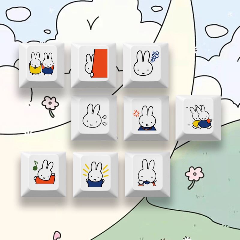 New Miffy rabbit cartoon cute  - Model Kit Plastic ulasan dan harga