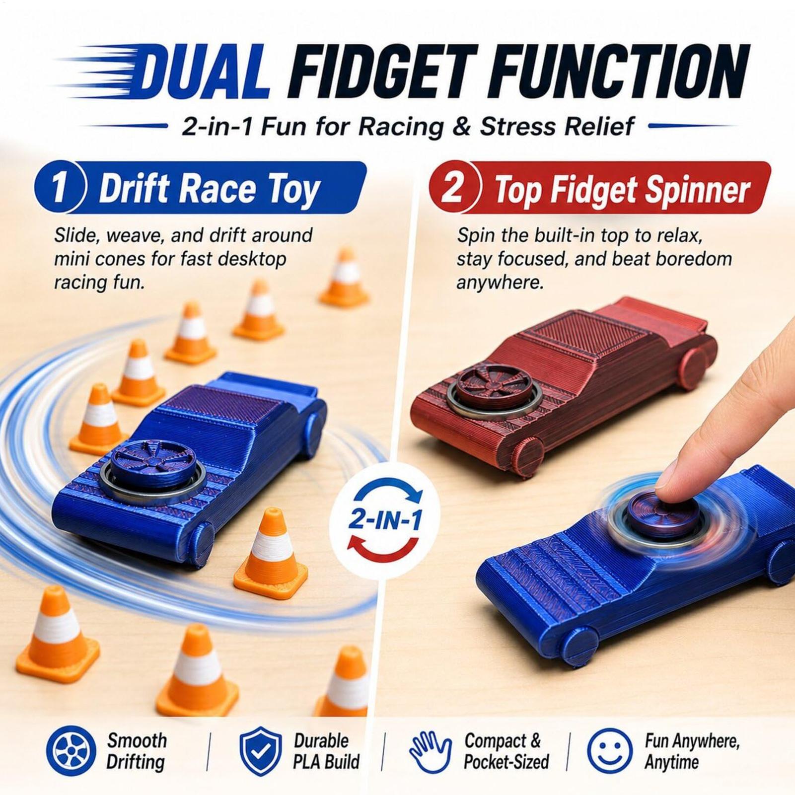 Mini Pocket Drift Car Fidget T - Model Kit Plastic ulasan dan harga