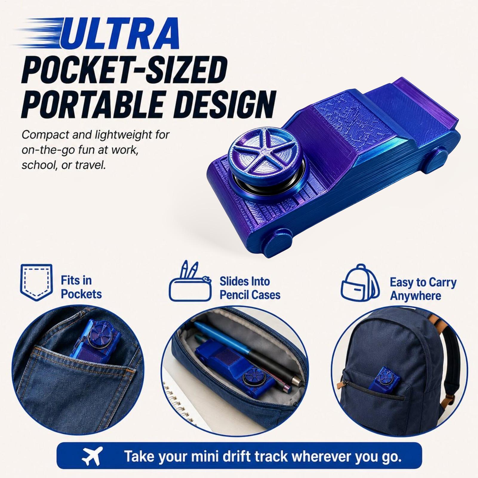 Mini Pocket Drift Car Fidget T - Model Kit Plastic ulasan dan harga