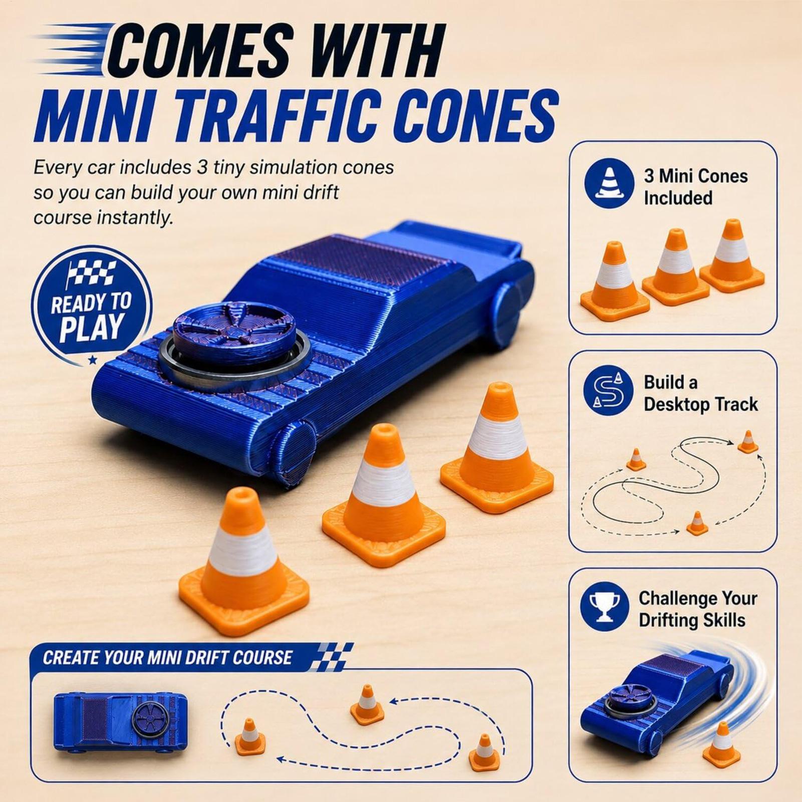 Mini Pocket Drift Car Fidget T - Model Kit Plastic ulasan dan harga