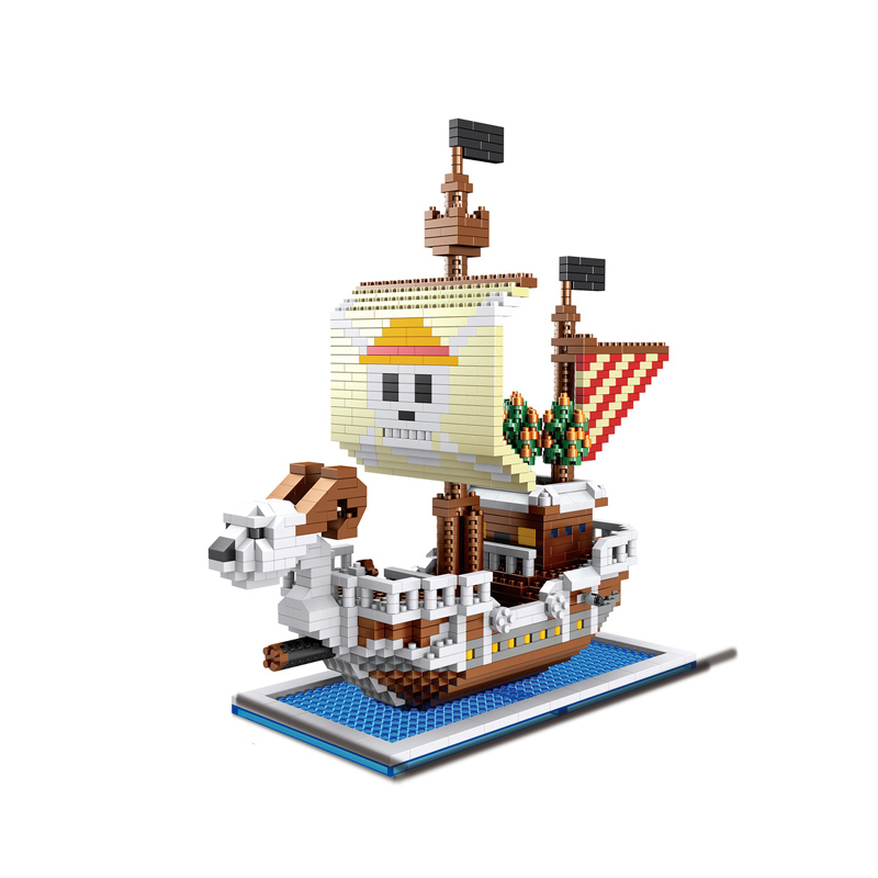 One Piece Pirate Ship Building - Model Kit Thousand Sunny ulasan dan harga