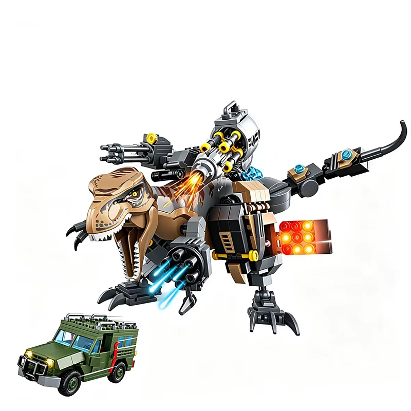 688 PCS Mechanical Tyrannosaur - Model Kit Dinosaur ulasan dan harga