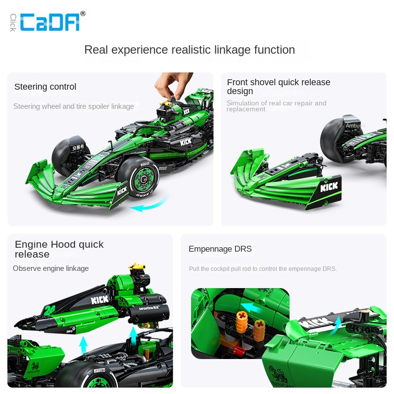 Cada Sauber F1 Team C44 Formul - Model Kit Formula 1 ulasan dan harga