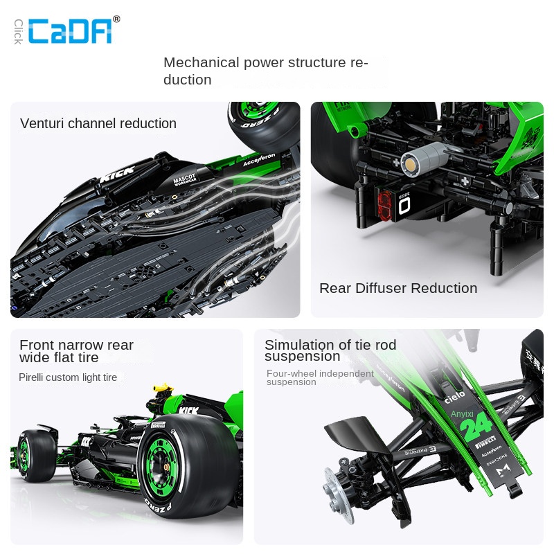 Cada Sauber F1 Team C44 Formul - Model Kit Formula 1 ulasan dan harga