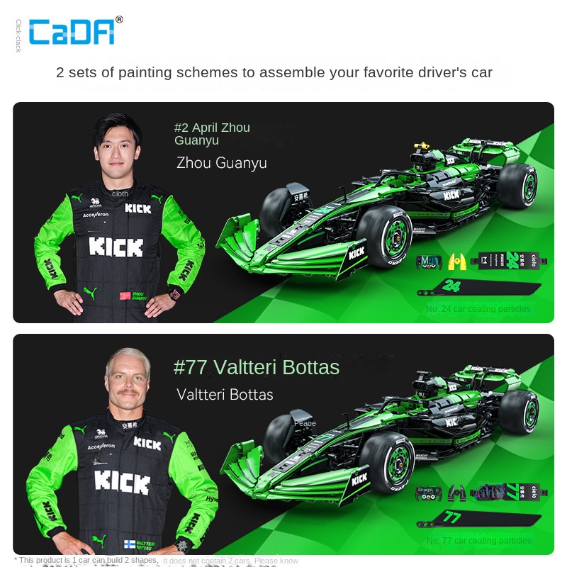 Cada Sauber F1 Team C44 Formul - Model Kit Formula 1 ulasan dan harga