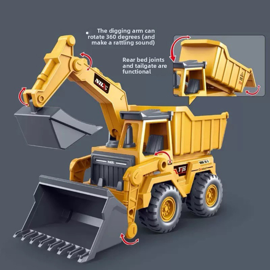 1pcs Excavator Truck Model Toy - Model Kit Excavator ulasan dan harga