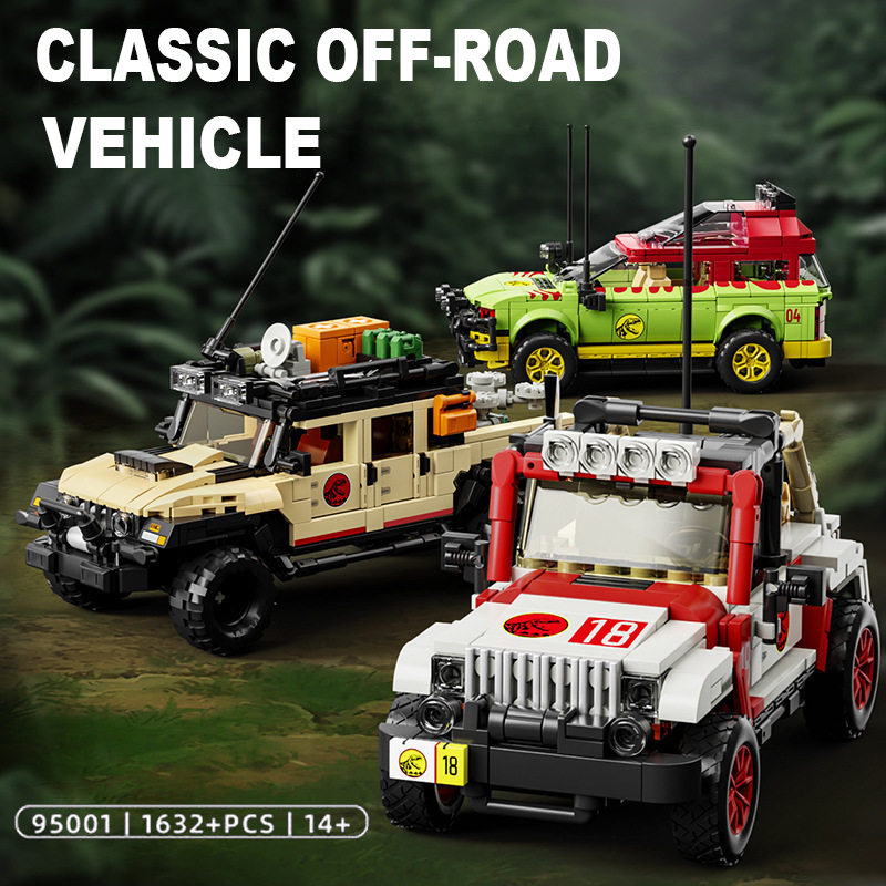 1632pcs Jurassic Dinosaur Off- - Model Kit Dinosaur ulasan dan harga