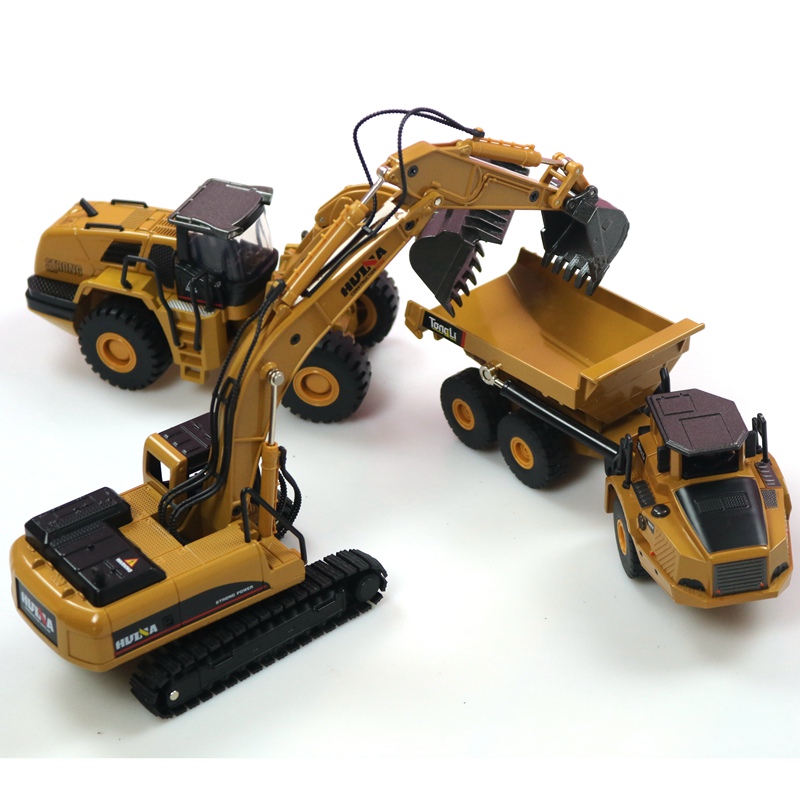 HUINA 1:50 Dump Truck Excavato - Model Kit Excavator ulasan dan harga