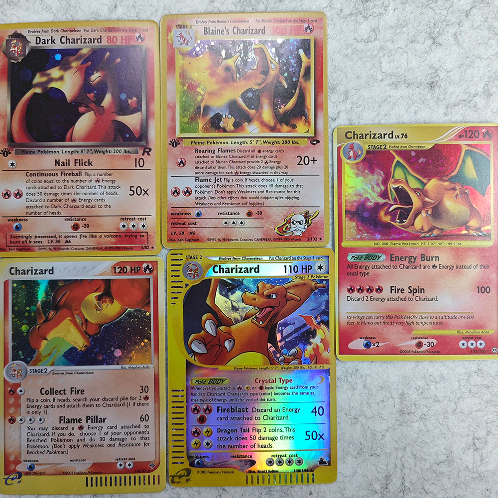 PTCG Charizard Cards Shining L - Model Kit Plastic ulasan dan harga