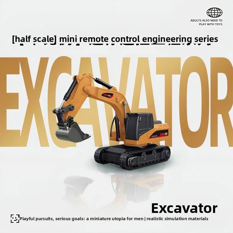 1:64 Metal RC Engineering Car  - Model Kit Excavator ulasan dan harga