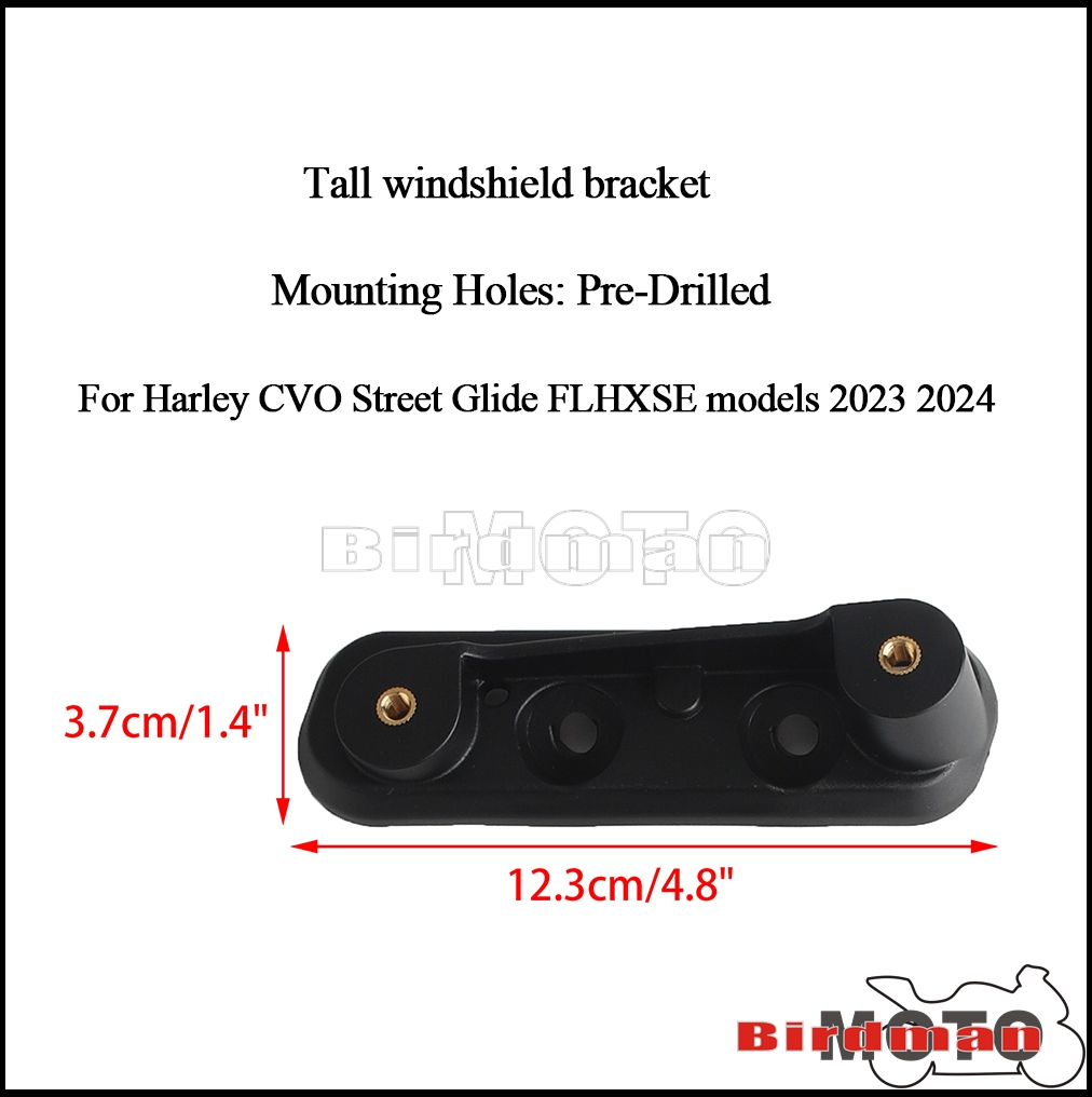 NEW Motorcycle Tall Windshield - Model Kit Harley Davidson ulasan dan harga