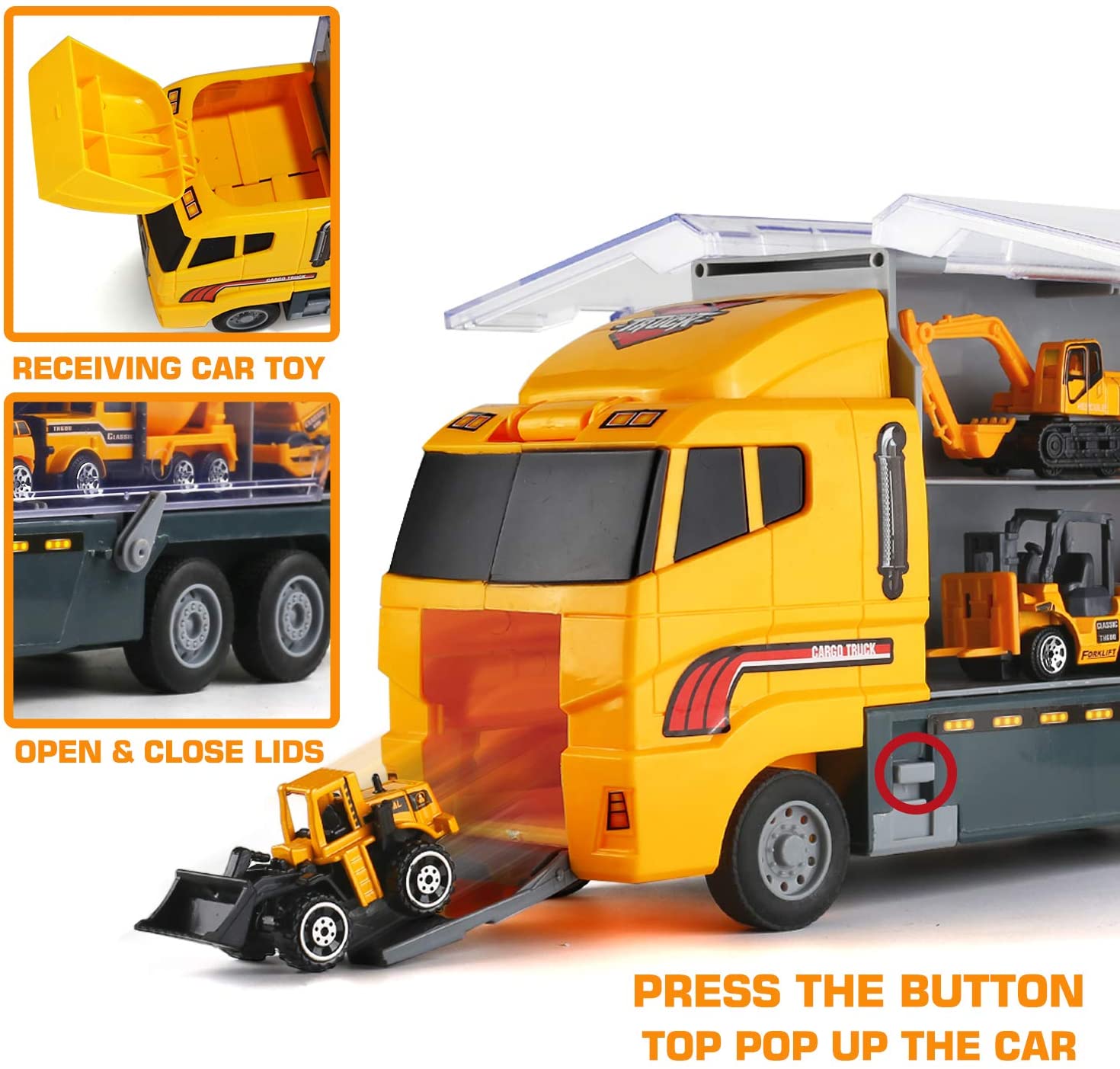 10 In 1 Construction Toys Truc - Model Kit Excavator ulasan dan harga