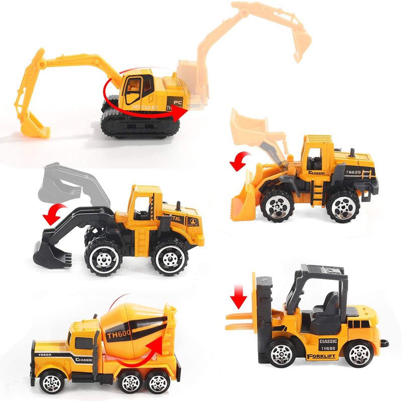 10 In 1 Construction Toys Truc - Model Kit Excavator ulasan dan harga