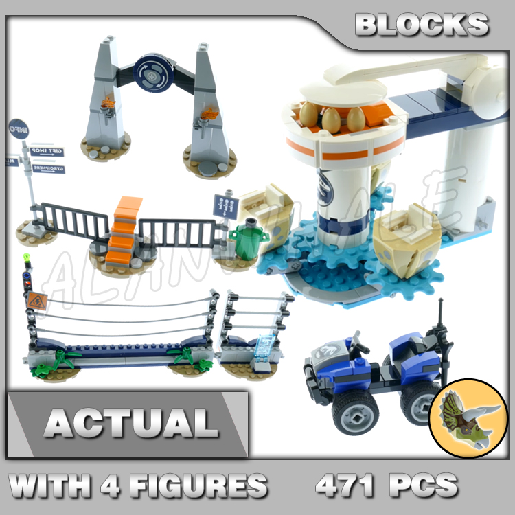 471pcs Jurassic World Tricerat - Model Kit Dinosaur ulasan dan harga
