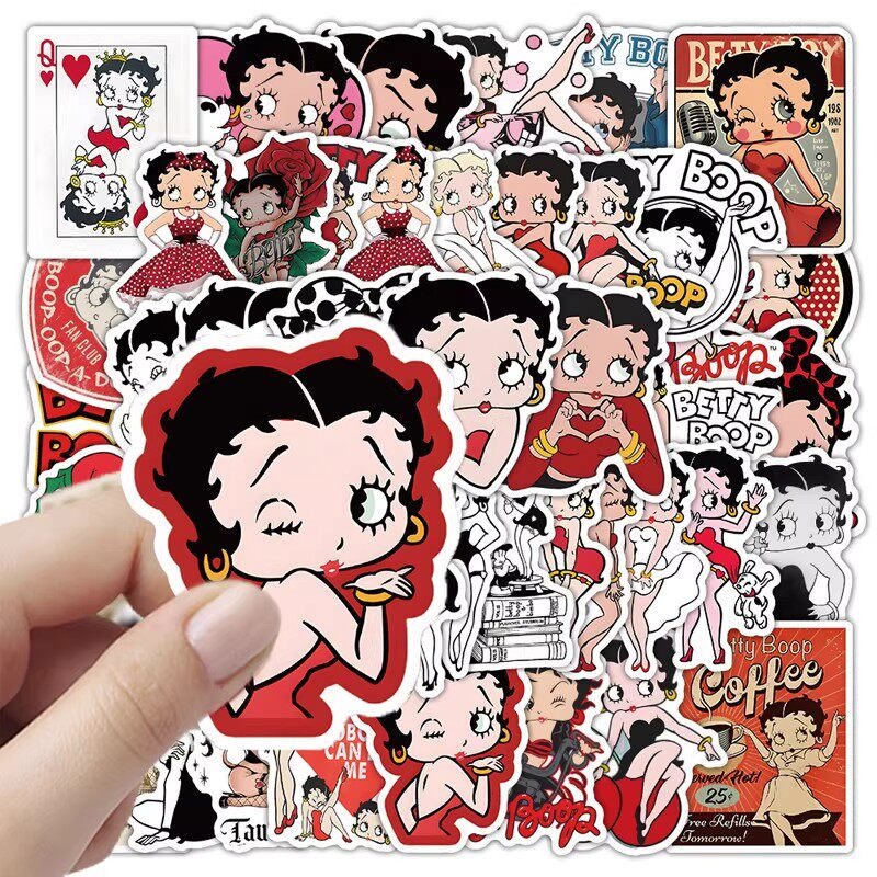New 50PCS Betty Boop Sticker A - Model Kit Anime ulasan dan harga