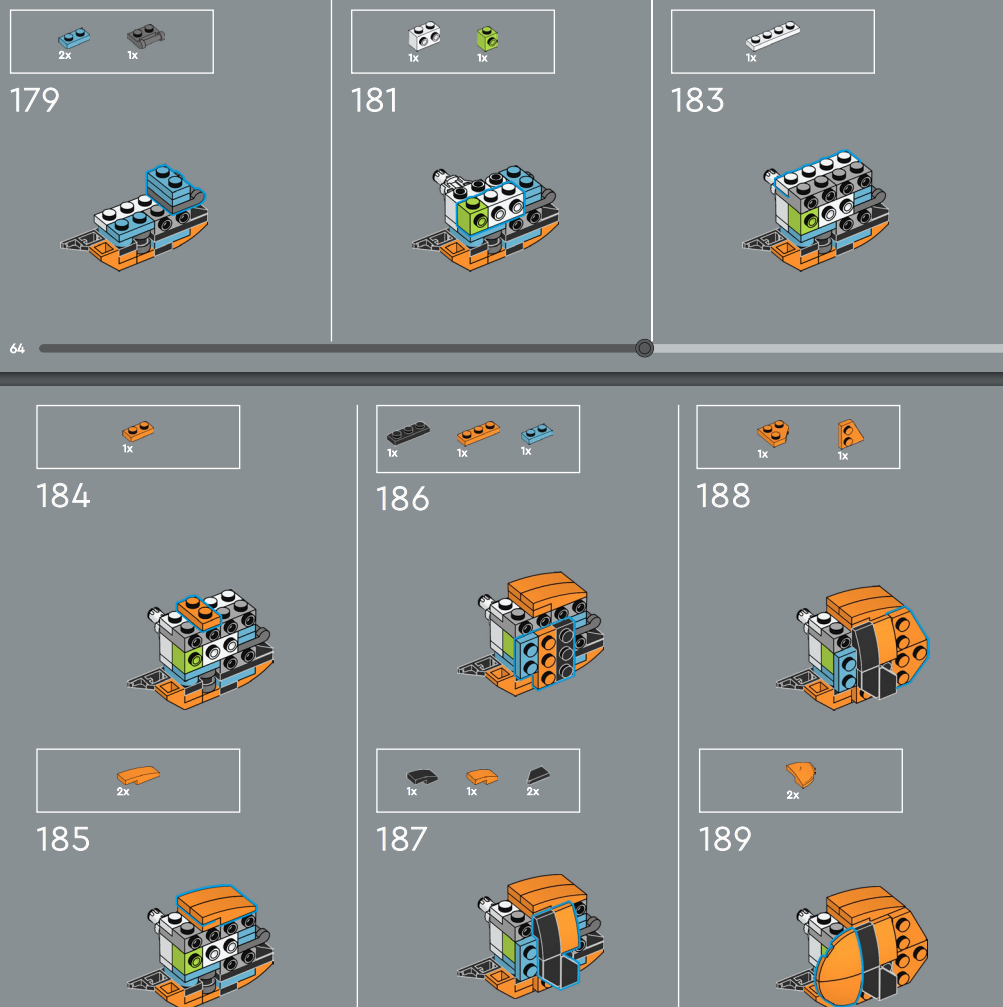 1190PCS 3D Versatile Wind Stee - Model Kit Plastic ulasan dan harga