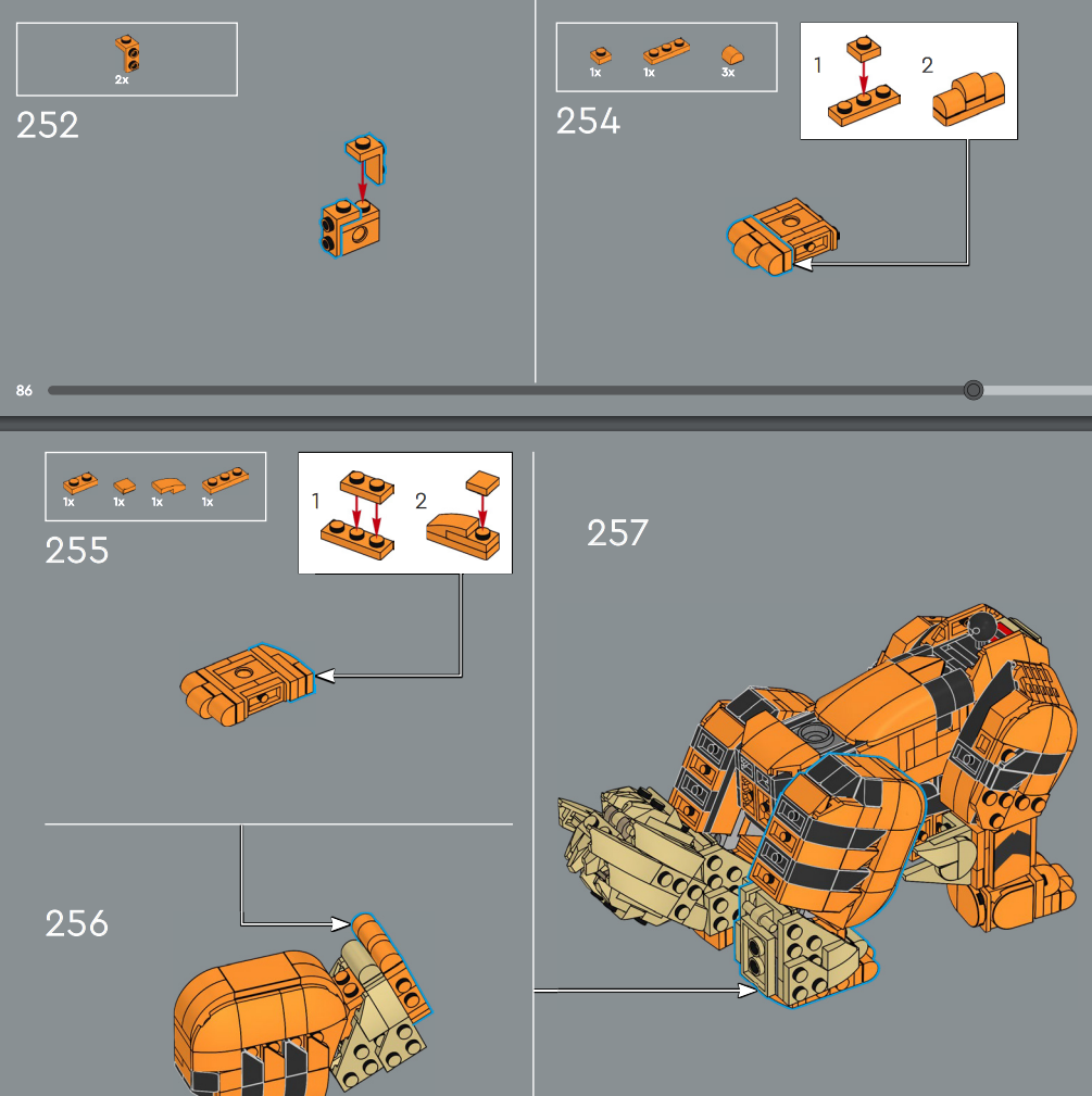 1190PCS 3D Versatile Wind Stee - Model Kit Plastic ulasan dan harga
