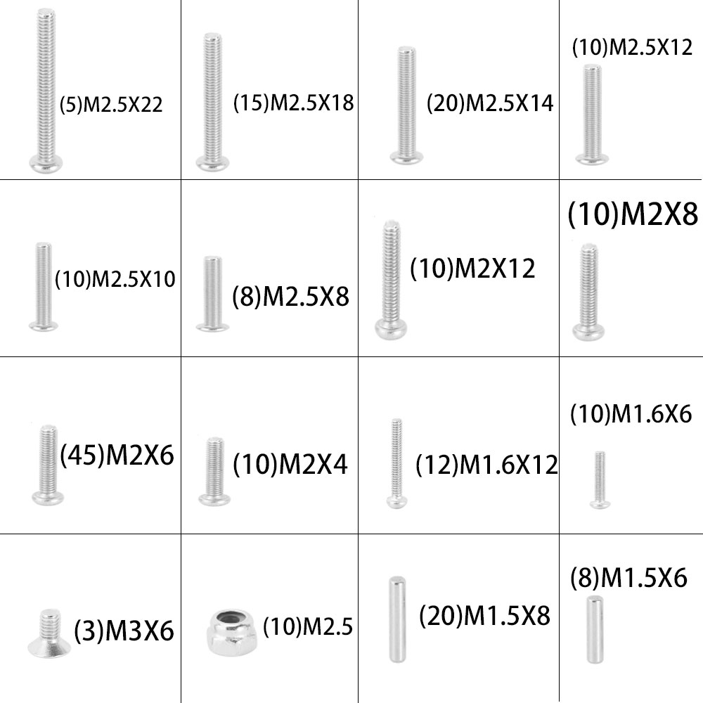 M1.6 M2 M2.5 Grade 12.9 Stainl - Model Kit Helicopter ulasan dan harga