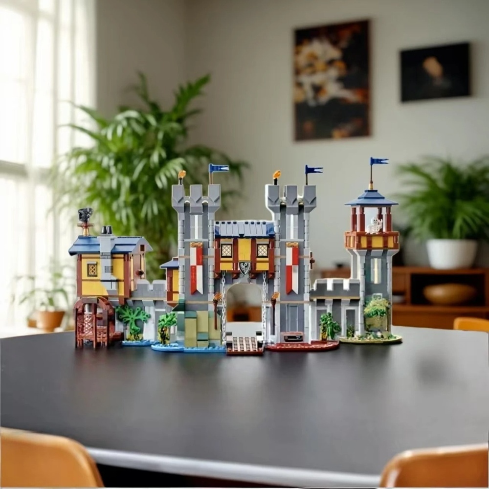 1426pcs New Medieval Castle Ar - Model Kit Plastic ulasan dan harga