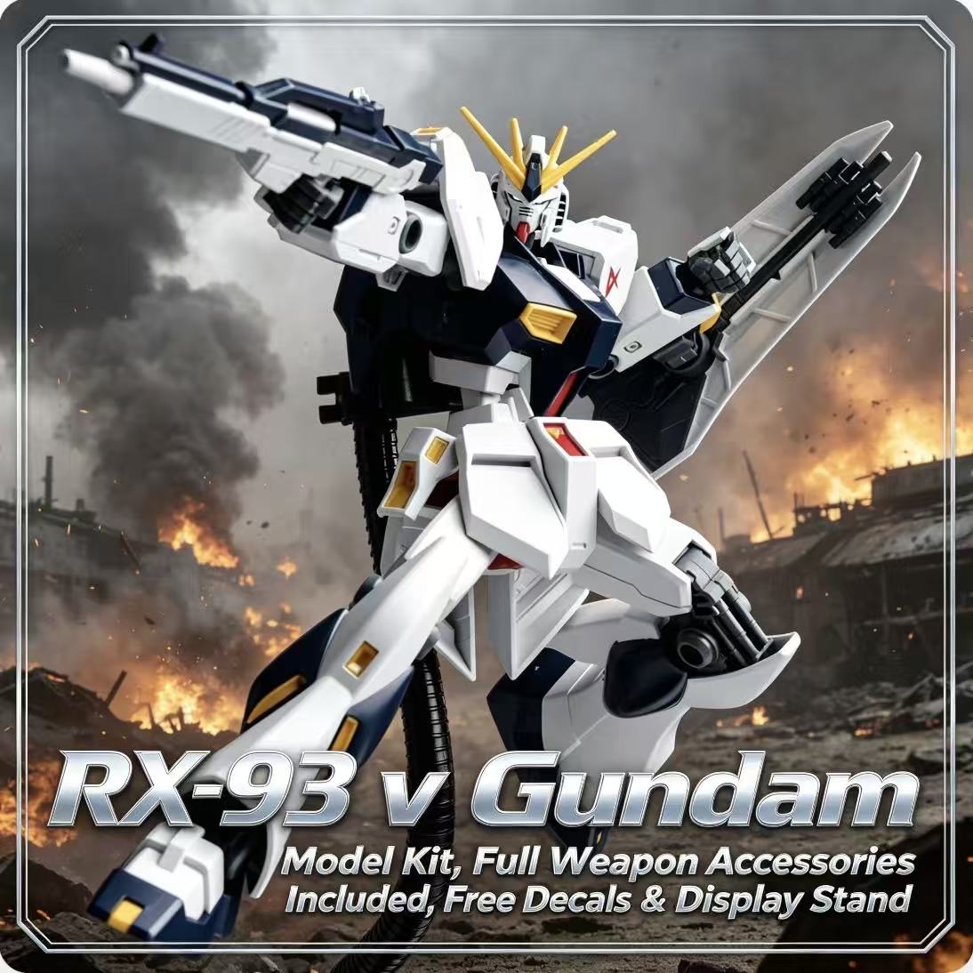 93HG 1/144 ENTRY GRADE RX-93 V - Model Kit Gundam Mg ulasan dan harga