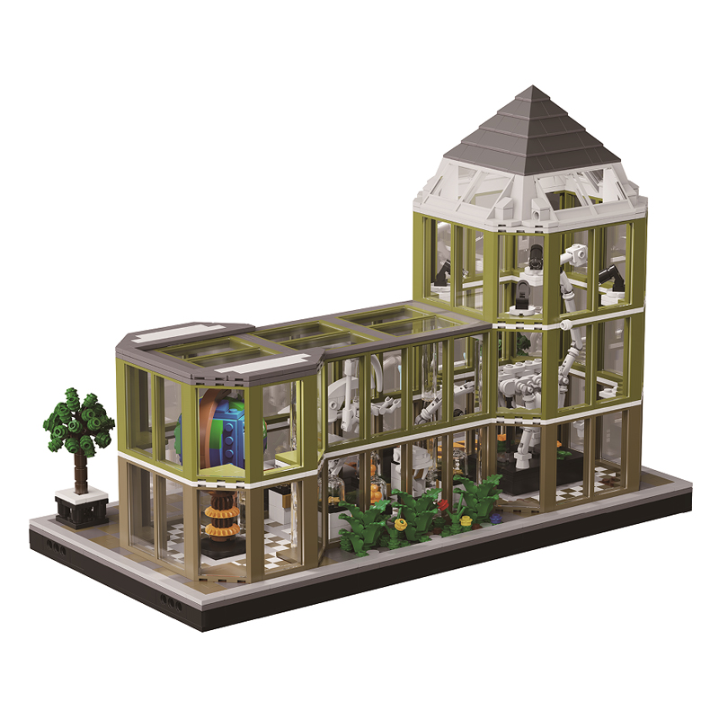 1496PCS Dinosaur Museum Buildi - Model Kit Dinosaur ulasan dan harga