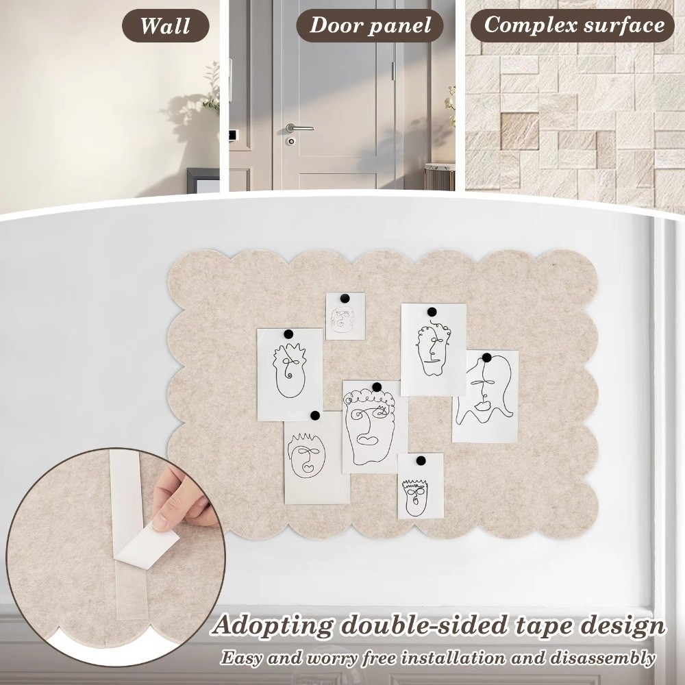 Felt Bulletin Board Multi-Use  - Panel Line Marker ulasan dan harga