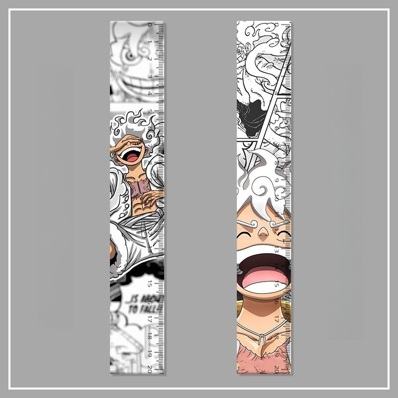 One Piece Luffy Acrylic Ruler  - Model Kit Plastic ulasan dan harga