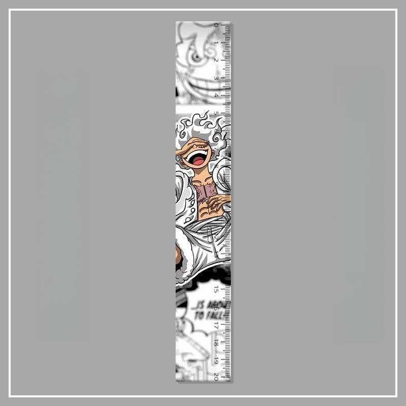 One Piece Luffy Acrylic Ruler  - Model Kit Plastic ulasan dan harga
