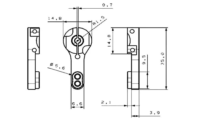 NEEBRC 25T RC Servo Horn Alumi - Frame Model Kit ulasan dan harga